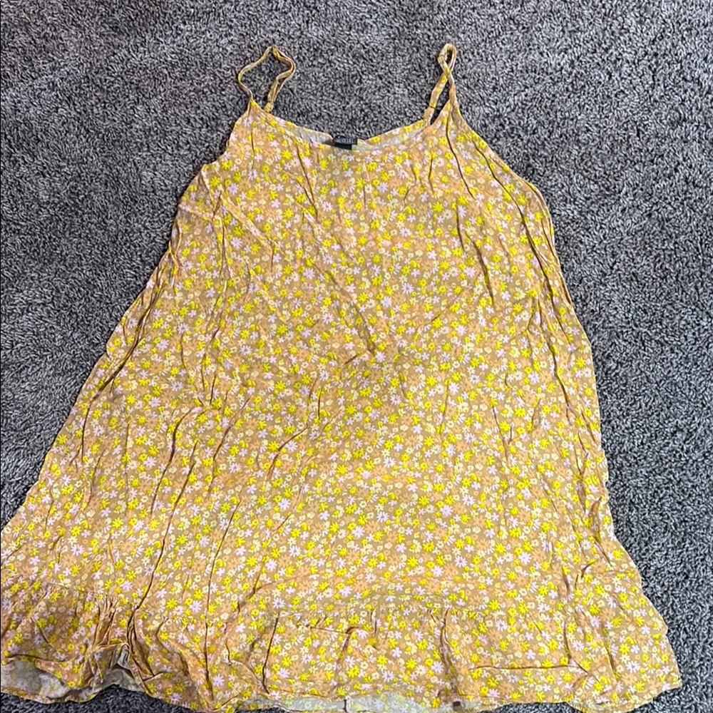Wild Fable Yellow Floral Maxi Dress